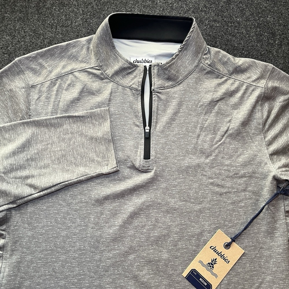 Chubbies Gray Quarter-Zip Sweatshirt